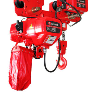 Talha Elétrica de Corrente com ou sem Trolley Baixa Altura | Linha STD | 1 a 5 Ton | 6m |  1 ou 2 Tramos