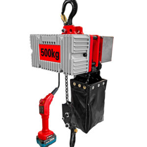 Mini Talha Port&aacute;til &agrave; Bateria | Linha SEZH | 250 e 500Kg / 3m
